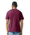 SoftStyle CVC Adult T-Shirt MAROON MIST BACK