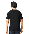 SoftStyle CVC Adult T-Shirt PITCH BLACK BACK