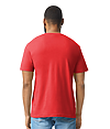 SoftStyle CVC Adult T-Shirt RED MIST BACK