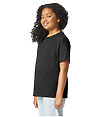 Softstyle CVC Youth T-Shirt PITCH BLACK MIST SIDE