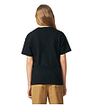 Softstyle CVC Youth T-Shirt PITCH BLACK BACK