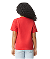 Softstyle CVC Youth T-Shirt RED MIST BACK