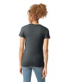 SoftStyle CVC Womens T-Shirt GUNMETAL BACK