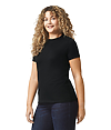 SoftStyle CVC Womens T-Shirt PITCH BLACK SIDE