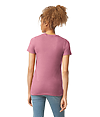 SoftStyle CVC Womens T-Shirt PLUMROSE BACK