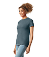 SoftStyle CVC Womens T-Shirt STEEL BLUE SIDE