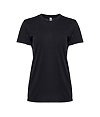 Womens Tri-Blend T-Shirt BLACK FRONTOF