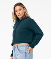 Womens Cropped Hoodie ATLANTIC Side