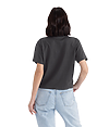 Womens Heavyweight Boxy Tee GRAPHITE BLACK Back