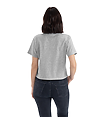 Womens Heavyweight Boxy Tee HEATHER GRAY (90C/10P) Back