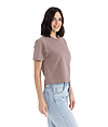 Womens Heavyweight Boxy Tee SHIITAKE Side