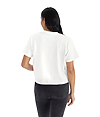 Womens Heavyweight Boxy Tee WHITE Back
