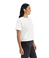 Womens Heavyweight Boxy Tee WHITE Side