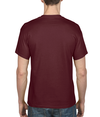 DryBlend Adult T-Shirt DARK MAROON Back