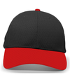 Coolport Mesh Cap BLACK/RED Front