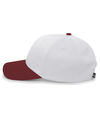 Coolport Mesh Cap SILVER/MAROON lside