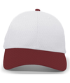 Coolport Mesh Cap SILVER/MAROON Front