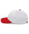 Coolport Mesh Cap SILVER/RED lside