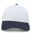 Coolport Mesh Cap WHITE/NAVY Front