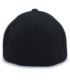 Wool Combo Umpire Cap BLACK Back