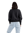 Womens Heavyweight Sweatshirt BLACK Back