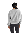 Womens Heavyweight Sweatshirt HEATHER GRAY (72C/25P) Back