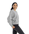 Womens Heavyweight Sweatshirt HEATHER GRAY (72C/25P) Side