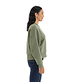 Womens Heavyweight Sweatshirt LIGHT OLIVE Side