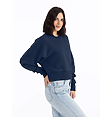 Womens Heavyweight Sweatshirt MIDNIGHT NAVY Side