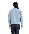 Womens Heavyweight Sweatshirt STONEWASH DENIM Back
