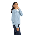 Womens Heavyweight Sweatshirt STONEWASH DENIM Side