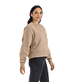 Womens Heavyweight Sweatshirt TAN Side