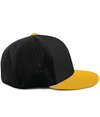 Perforated Flexfit Cap BLACK/GOLD rside