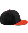 Perforated Flexfit Cap BLACK/ORANGE rside