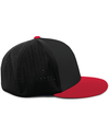Perforated Flexfit Cap BLACK/RED rside
