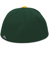 Perforated Flexfit Cap DARK GREEN/GOLD Back
