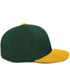 Perforated Flexfit Cap DARK GREEN/GOLD rside