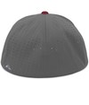 Perforated Flexfit Cap GRAPHITE/MAROON Back