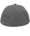 Perforated Flexfit Cap GRAPHITE/RED Back