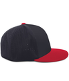 Perforated Flexfit Cap NAVY/RED rside