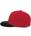 Perforated Flexfit Cap RED/BLACK lside