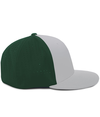 Perforated Flexfit Cap SILVER/DARK GREEN/SILVER rside