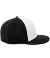 Perforated Flexfit Cap WHITE/BLACK/BLACK rside