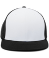 Perforated Flexfit Cap WHITE/BLACK/BLACK Front