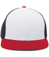 Perforated Flexfit Cap WHITE/NAVY/RED Front