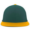 Premium A/C Flexfit Cap DARK GREEN/GOLD Front