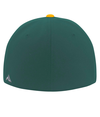 Premium A/C Flexfit Cap DARK GREEN/GOLD Back