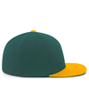 Premium A/C Flexfit Cap DARK GREEN/GOLD rside