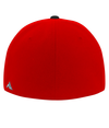 Premium A/C Flexfit Cap RED/BLACK Back