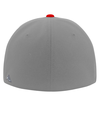 Premium A/C Flexfit Cap SILVER/RED Back